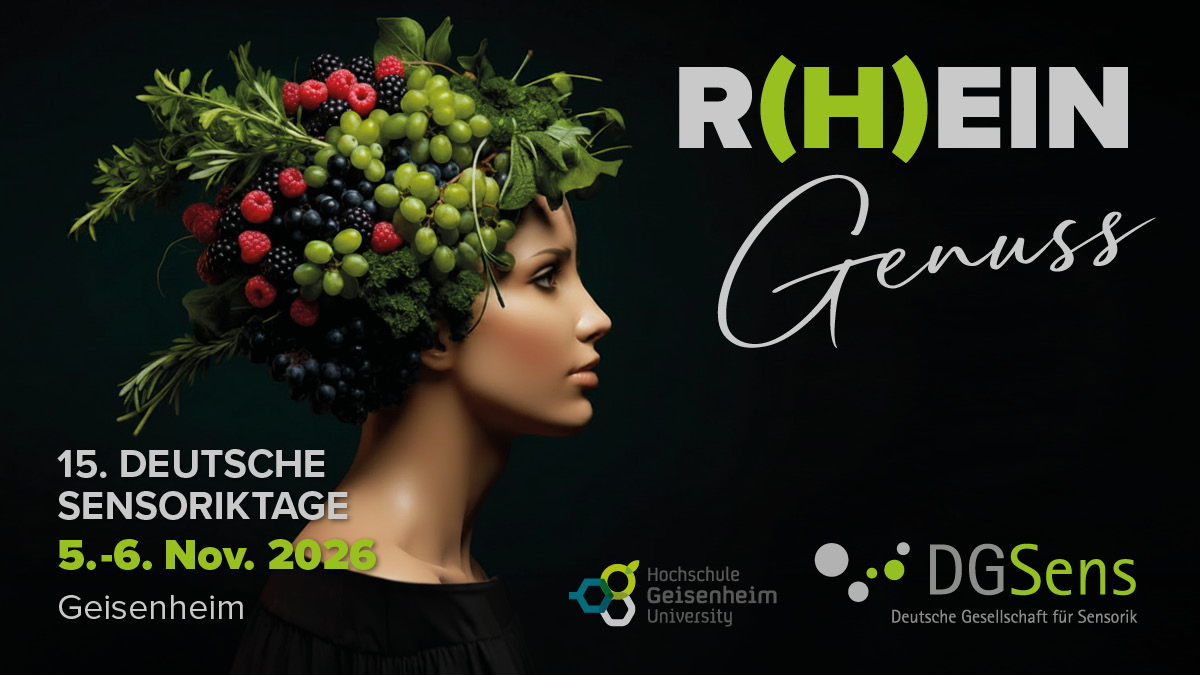 15. Deutsche Sensoriktage 2026 – R(h)ein-Genuss in Geisenheim
