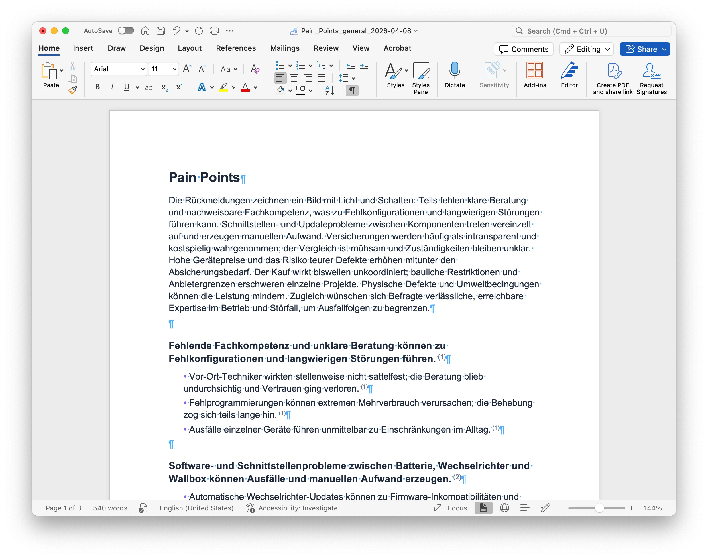 Downloads von Reports und Slideshows